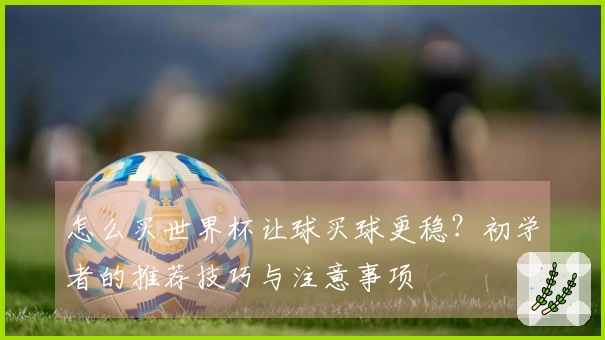 怎么买世界杯让球买球更稳？初学者的推荐技巧与注意事项